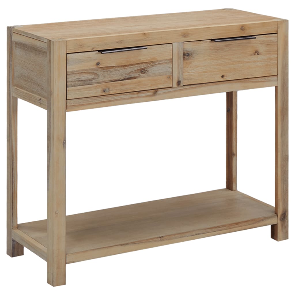 Console Table 82x33x73 Cm Solid Acacia Wood