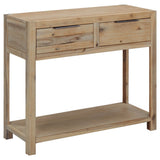 Console Table 82x33x73 Cm Solid Acacia Wood