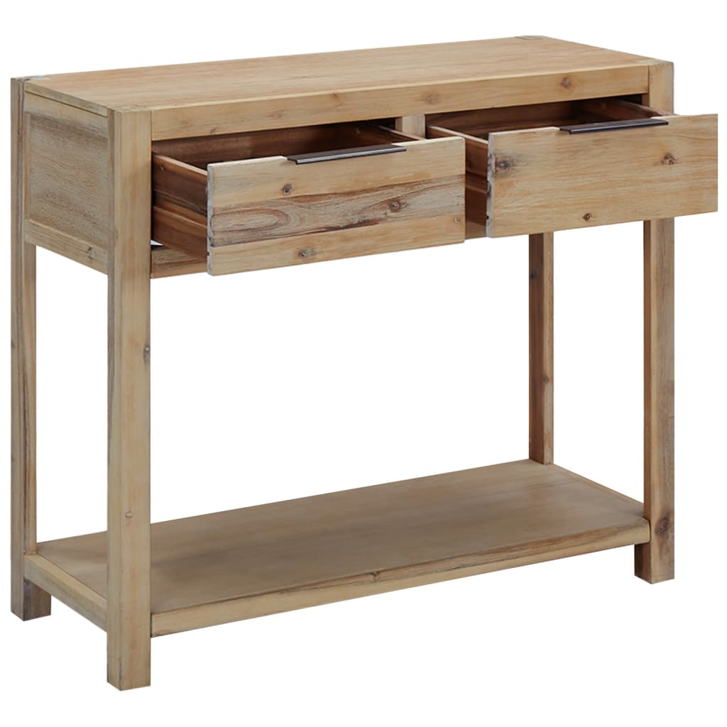 Console Table 82x33x73 Cm Solid Acacia Wood