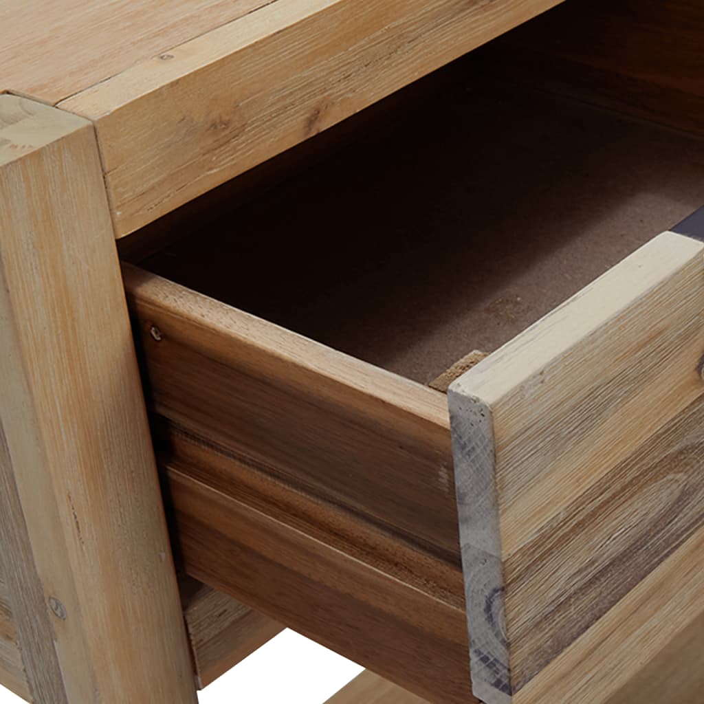 Console Table 82x33x73 Cm Solid Acacia Wood