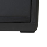 Garden Storage Cabinet with 4 Shelves Black - Extra Image