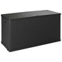 Garden Storage Box Anthracite 120x56x63 cm PP Rattan