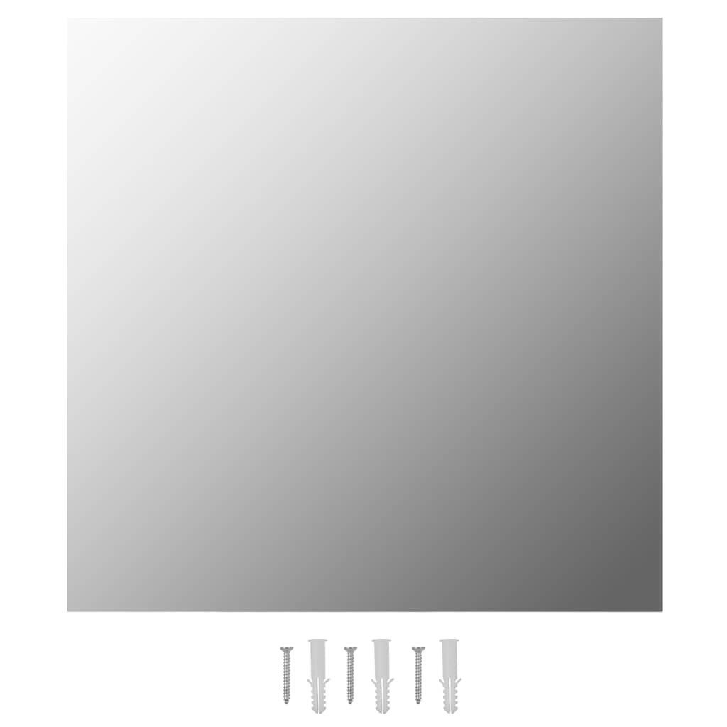 Wall Mirror 60x60 cm Square Glass