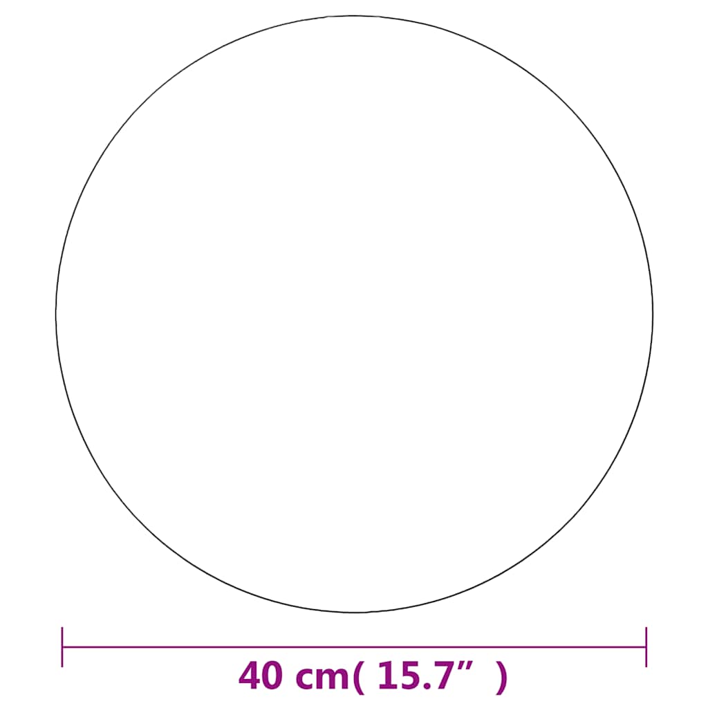Wall Mirror 40 cm Round Glass