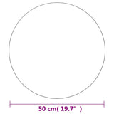 Wall Mirror 50 cm Round Glass