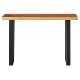 Console Table Solid Suar Wood 110x35x75 cm - Front View