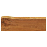 Console Table Solid Suar Wood 110x35x75 cm - Top-Down View