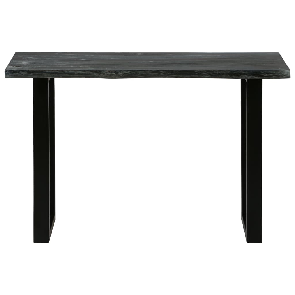 Console Table Solid Mindi Wood 110x35x75 Cm Grey