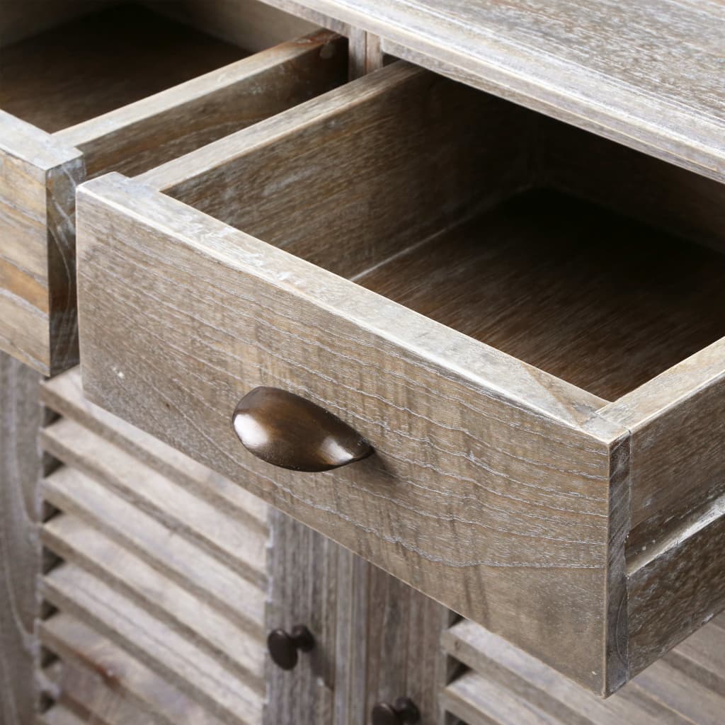 Sideboard Solid Mindi Wood 145x32.5x77 cm