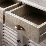 Sideboard Solid Mindi Wood 145x32.5x77 cm - Close-Up Angle