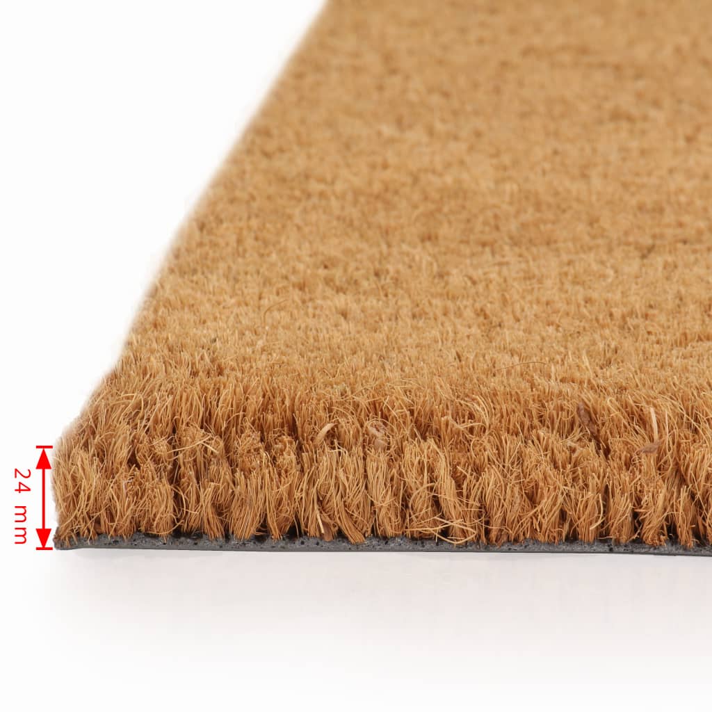 Doormat Coir 24 mm 150x200 cm Natural