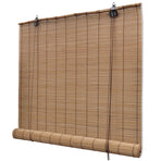 Roller Blind Bamboo 150x160 Cm Brown
