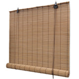 Roller Blind Bamboo 150x160 cm Brown