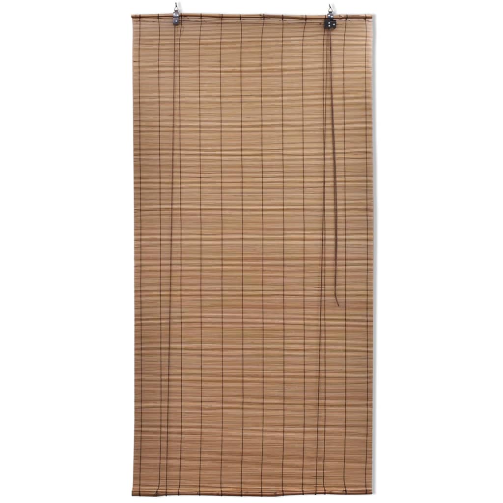 Roller Blind Bamboo 150x160 Cm Brown