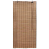 Roller Blind Bamboo 150x160 Cm Brown - Front View