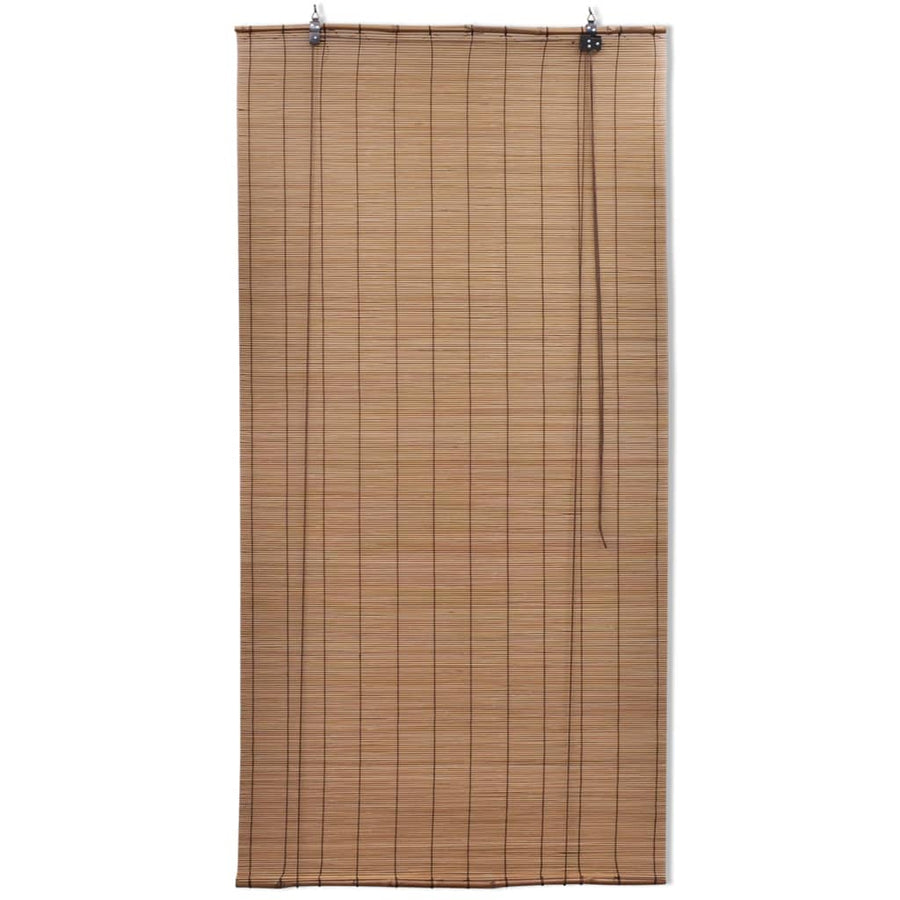Roller Blind Bamboo 150x160 Cm Brown