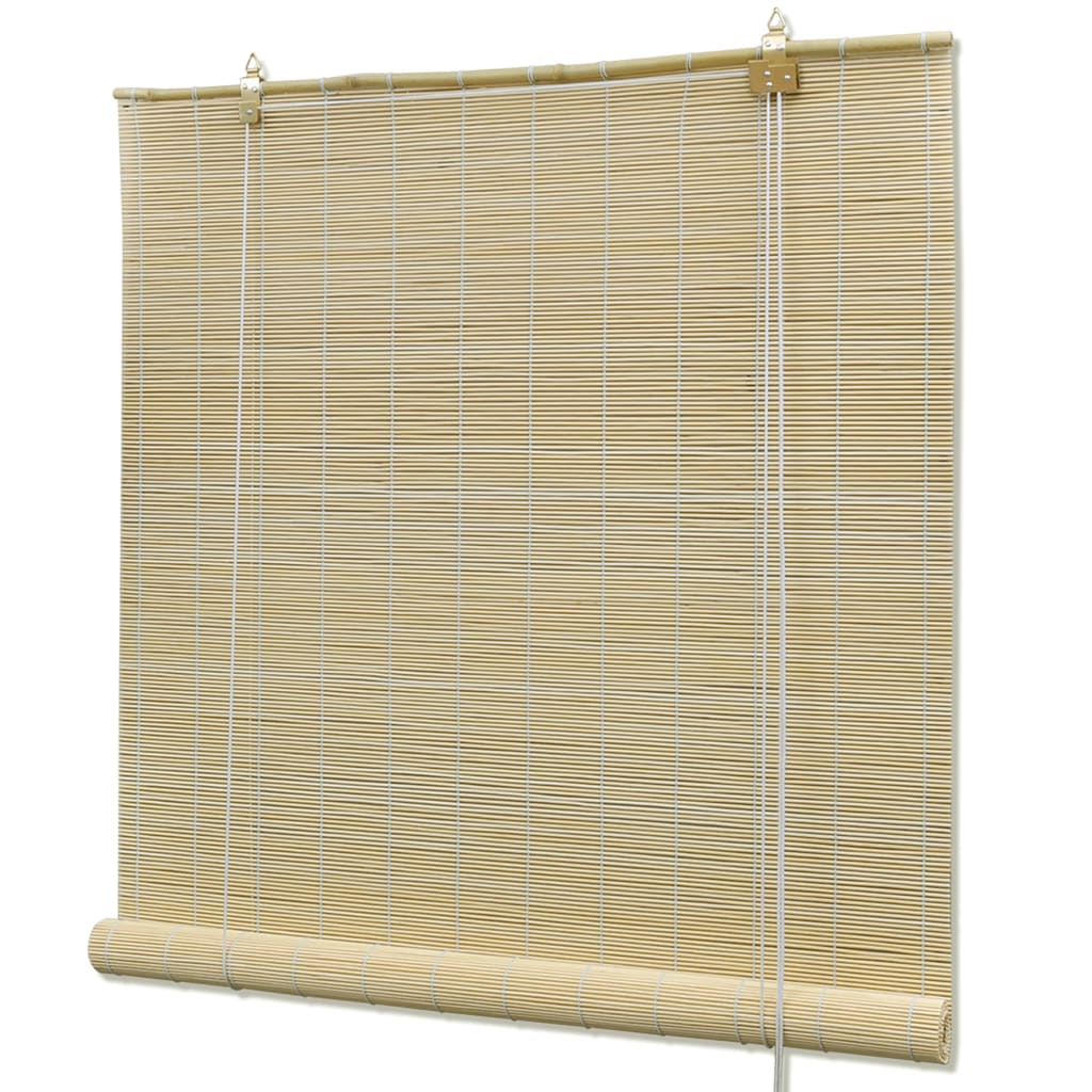 Roller Blind Bamboo 140x220 cm Natural