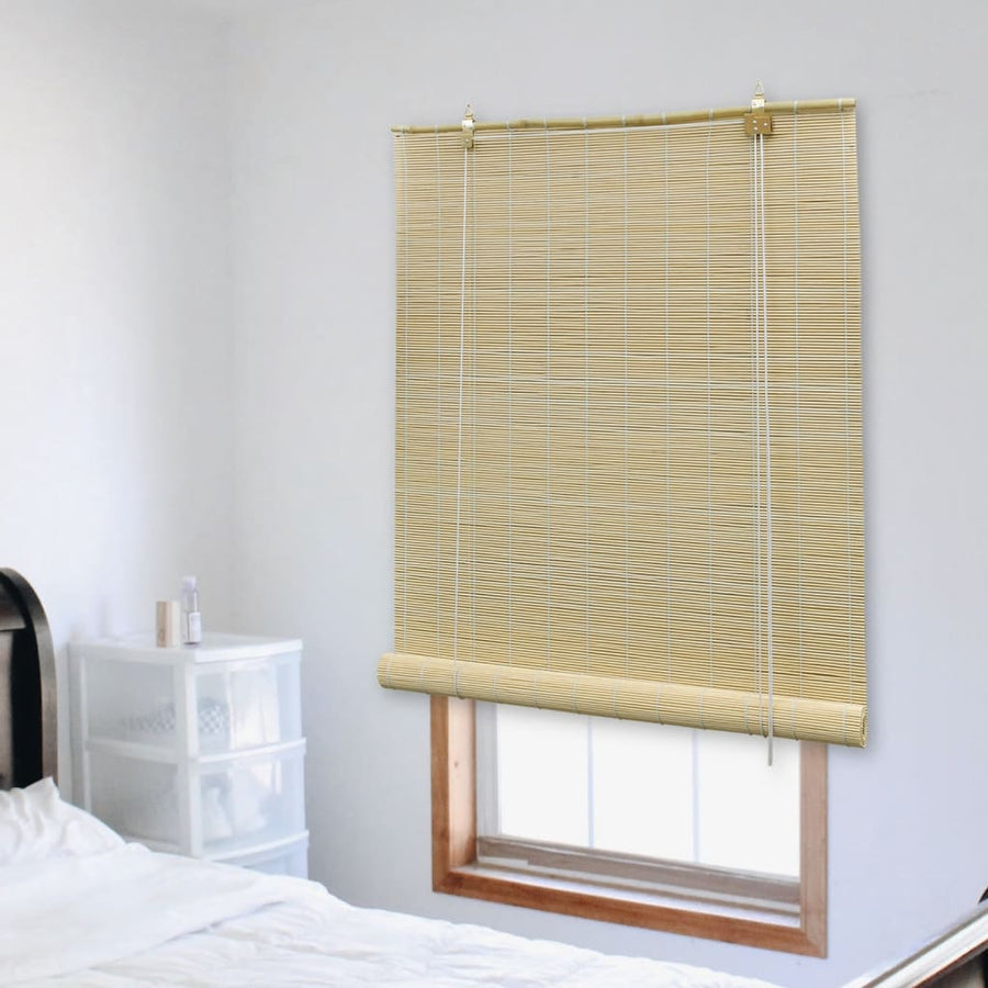Roller Blind Bamboo 140x220 cm Natural