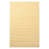 Rug Bamboo 100x160 cm Natural - Front View