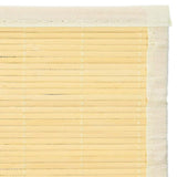 Rug Bamboo 160x230 cm Natural - Rear View