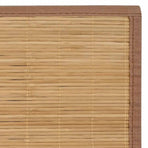 Rug Bamboo 100x160 cm Brown