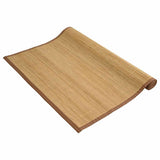 Rug Bamboo 160x230 cm Brown - Side View