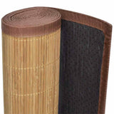 Rug Bamboo 160x230 cm Brown