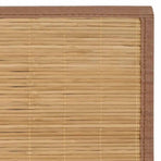 Rug Bamboo 160x230 cm Brown