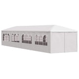Garden Marquee 3x12 m White - Side View
