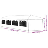 Garden Marquee 3x12 m White