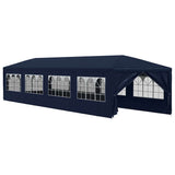 Garden Marquee 3x12 m Blue - Front View