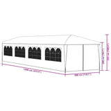 Garden Marquee 3x12 m Blue - Extra Image