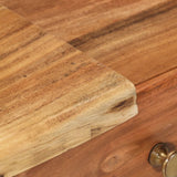 Bedside Table Solid Acacia Wood 45x32x55 Cm - Low Angle
