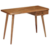Writing Table Solid Acacia Wood 110x50x76 cm - Low Angle
