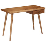 Writing Table Solid Acacia Wood 110x50x76 cm - Extra Image