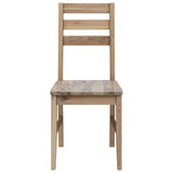 Dining Chairs 2 pcs Solid Acacia Wood