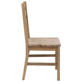 Dining Chairs 2 pcs Solid Acacia Wood - 45-Degree Angle