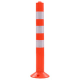 Traffic Control Bollards 5 pcs Plastic 75 cm