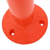 Traffic Control Bollards 5 pcs Plastic 75 cm - 45-Degree Angle