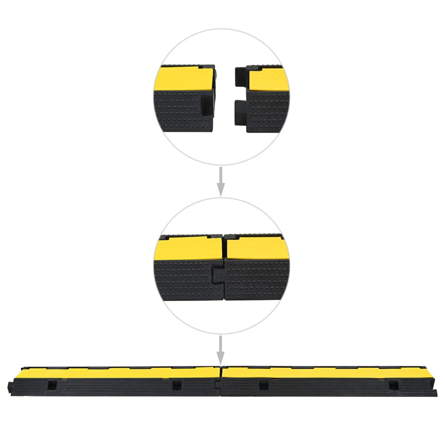 Cable Protector Ramp 1 Channel Rubber 100 cm
