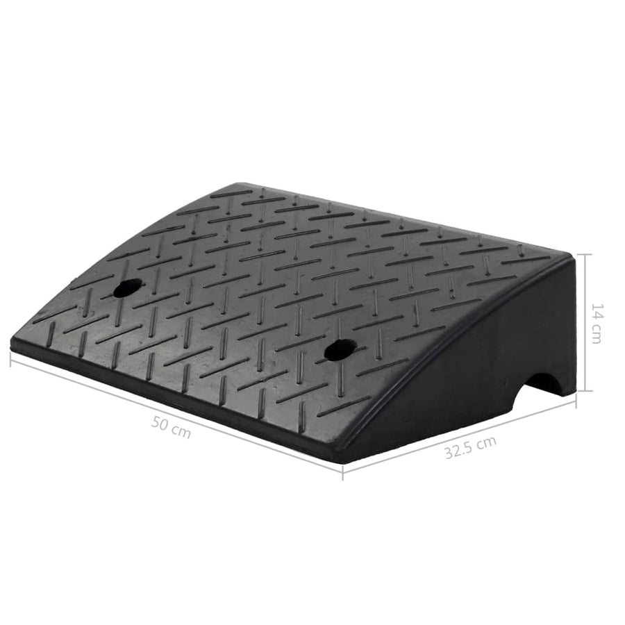Kerb Ramp Rubber 50x32,5x14 cm