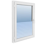 Window Film Frosted Stripes Design 0.9x10 m PVC