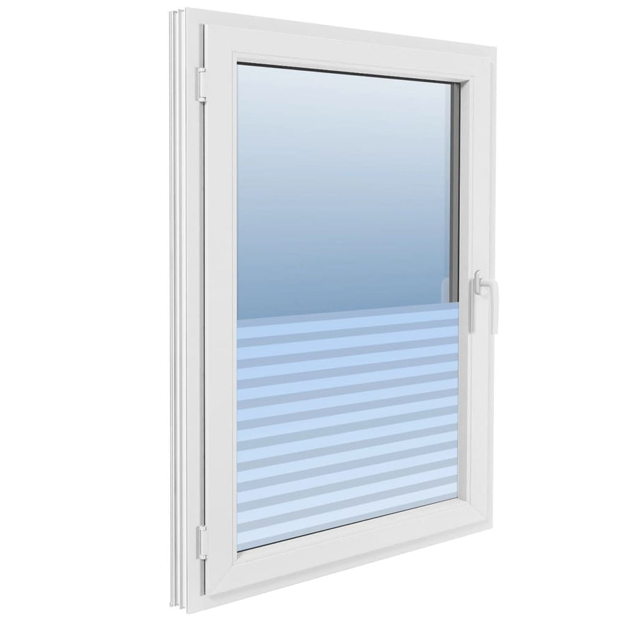 Window Film Frosted Stripes Design 0.9x10 m PVC