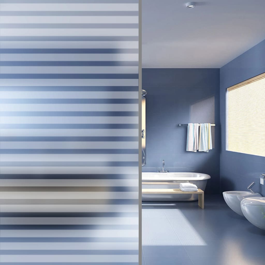 Window Film Frosted Stripes Design 0,9x20 m PVC