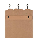Wall-mounted Coat Rack with 6 Hooks 120x40 cm LOVE LIVE