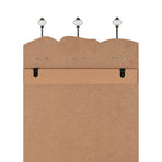 Wall-mounted Coat Rack with 6 Hooks 120x40 cm "LOVE LIVE