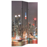 Folding Room Divider 120x180 cm New York by Night