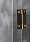 Folding Room Divider 200x180 cm London Bus Black and White
