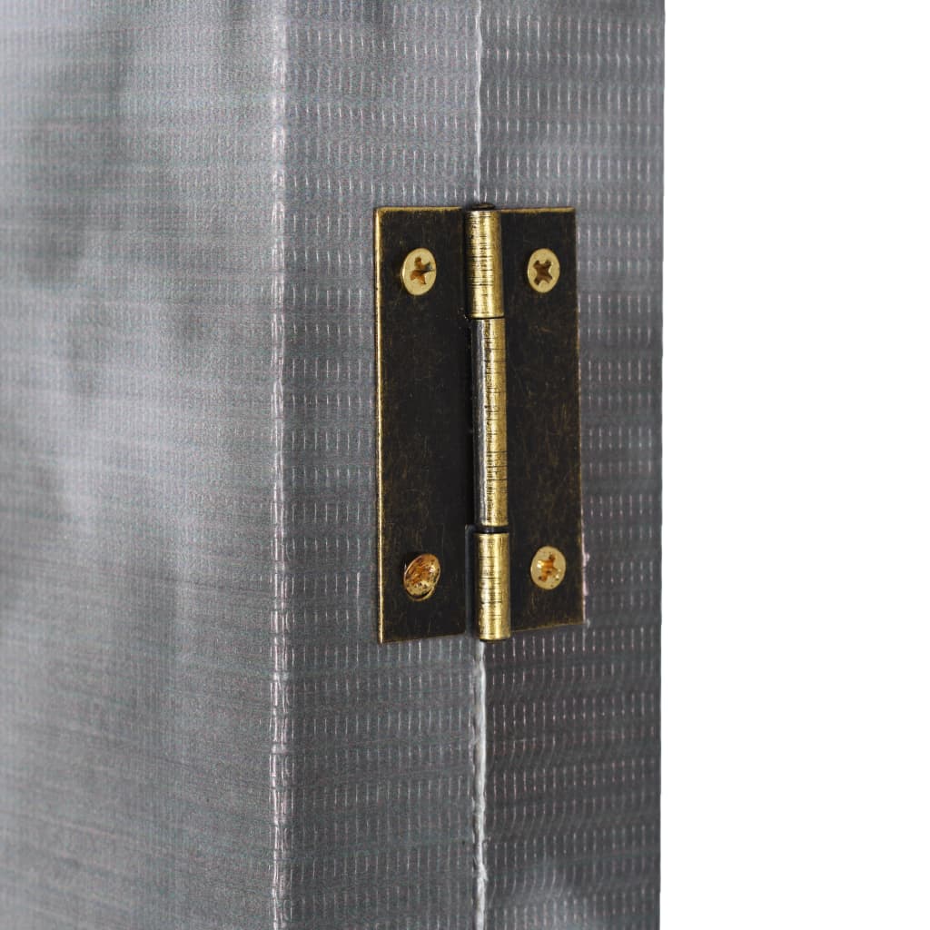 Folding Room Divider 228x180 cm London Bus Black and White