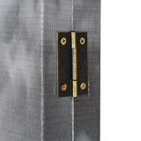 Folding Room Divider 228x180 cm London Bus Black and White - 45-Degree Angle